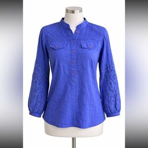 Cotton shirt with  embroidery